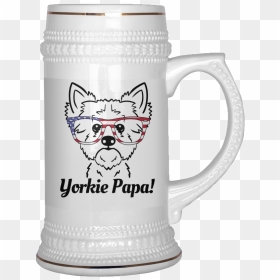Pit Bull Papa Beer Stein - Beer Stein, HD Png Download - pit bull png