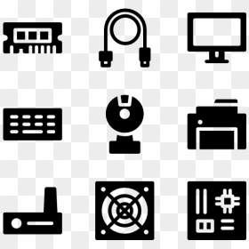 Movie Icons Png, Transparent Png - computer parts png