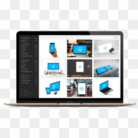 Smart Mockups - Mockup Design Desktop Apps, HD Png Download - laptop mockup png