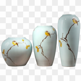 Modern Simple New Chinese Jingdezhen Ceramic Vase Living - Ceramic, HD Png Download - modern flower vase png