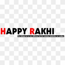 Rakhi Png Text, Transparent Png - happy raksha bandhan png