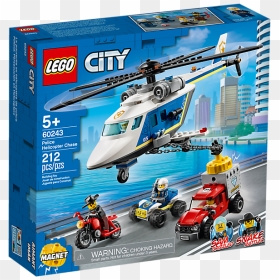 Lego City Police Helicopter Chase 60243, HD Png Download - police helicopter png