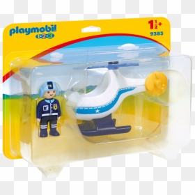 Playmobil Helikopter, HD Png Download - police helicopter png