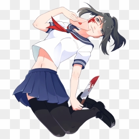 Yandere Simulator Development Blog - Yandere Chan Fanart, HD Png Download - yandere simulator png