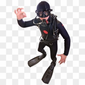 Diver - Scuba Diver Out Of Water, HD Png Download - diver png