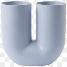 14181 Kink Vase H27 Light Blue 1577961589 - Bogenvase, HD Png Download - modern flower vase png