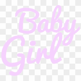 #babygirl #pink #cute #cutie #girly #png #text #words - Calligraphy, Transparent Png - tumblr words png