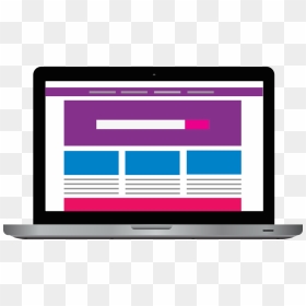 Web Page Layout Icon, HD Png Download - laptop mockup png