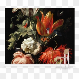 Simon Verelst Still Life, HD Png Download - modern flower vase png