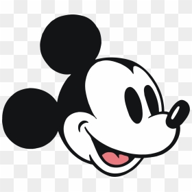 Mickey Outline Transparent Background - Mickey Mouse Old Head, HD Png Download - embroidery designs png