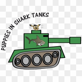 Cob Puppies In Shark Tanks Clipart , Png Download - Sharks In Army Tanks, Transparent Png - shark tank logo png