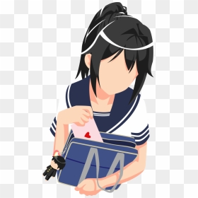 Yandere Simulator By Carionto - Ayano Aishi, HD Png Download - yandere simulator png