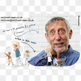 Mwe"re Going On A Bear Hunt - We Re Going On A Bear Hunt Author, HD Png Download - michael rosen png