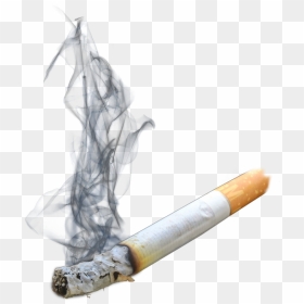 Cigarette With Smoke Png, Transparent Png - fumaça png