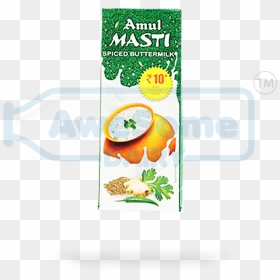 Buttermilk Tetra Packets, Png Download - Amul Masti Spiced Buttermilk 200 Ml, Transparent Png - amul butter png