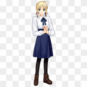 Casual Saber Fate Stay Night, HD Png Download - had to do it to em png