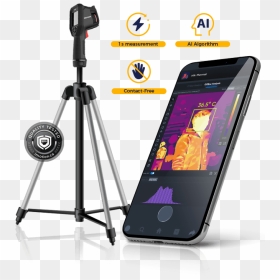 Hikvision Handheld Thermal Camera - Smartphone, HD Png Download - mobile camera png