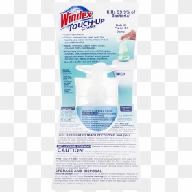Windex Touch-up Cleaner Fresh Scent Multi Surface Disinfectant, - Flyer, HD Png Download - windex png