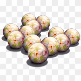 Marble-gold - Easter, HD Png Download - marbles png