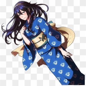 Lucina And Marth Fanfiction Download - Fire Emblem Lucina Yukata, HD Png Download - lucina png