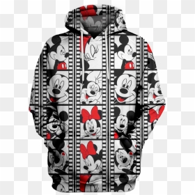 Anime Mickey Minnie Mouse Hoodie 3d - Frogner Park, HD Png Download - mickey mouse 3d png