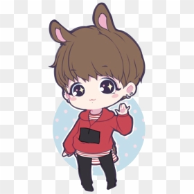 Bts Fanart Jungkook Chibi, HD Png Download - bts jungkook png