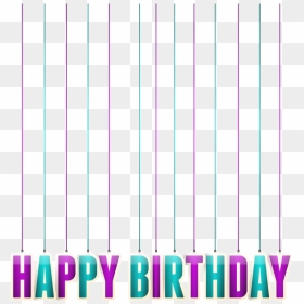 Hanging Happy Birthday Png, Transparent Png - bansuri with peacock feather png
