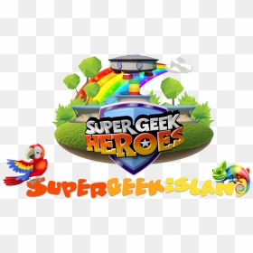 Super Geek Island - Cartoon, HD Png Download - geek png