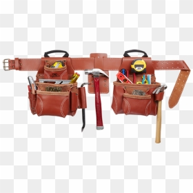 4 Piece Pro Framers Combo System Tool Belt Custom Leathercraft - Clc Tool Belt, HD Png Download - tool belt png