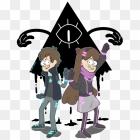 Gf Персонажи,gravity Falls,dipper Pines,mabel Pines,bill, HD Png Download - dipper pines png