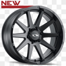 143 Matte Black - Ion Wheels 143 Black, HD Png Download - alloy wheels png