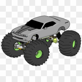 Dodge Challenger Truck Monster Car Clipart Png - Portable Network Graphics, Transparent Png - dodge png