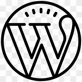 Wordpress Icon Png - Wordpress Vector Line Icon, Transparent Png - wordpress icon png