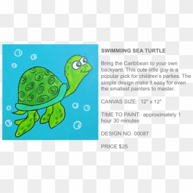Popup Paint Studio - Pond Turtle, HD Png Download - cute turtle png
