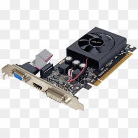 An Average Video Card - Video Card On Cpu, HD Png Download - computer parts png
