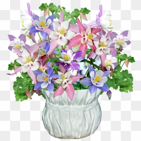 Flowers Vase Spring Free Photo - Spring Bourquet Clipart, HD Png Download - flower vase with flowers photography png