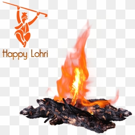Happy Lohri Free Png Image - Bonfire Png, Transparent Png - fire ash png