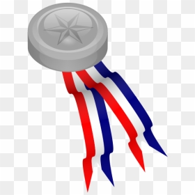 Image Black And White Gold Silver Award Bronze - Red White Blue Medal Ribbon, HD Png Download - gold silver bronze medal png