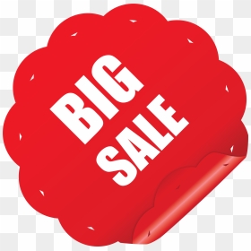 Sales Sticker Clip Art - Sticker Big Sale Png, Transparent Png - sale ribbon png