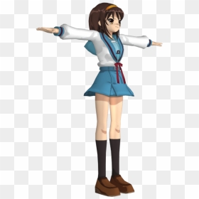 Download Zip Archive - Figurine, HD Png Download - haruhi suzumiya png