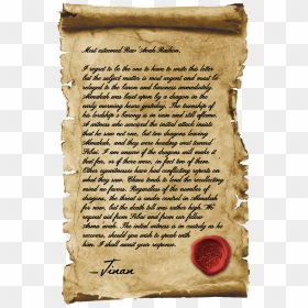 Old Paper Scroll, HD Png Download - distress png