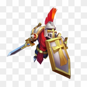 Yt Paladin Leap - Castle Clash 3d Model, HD Png Download - paladin png