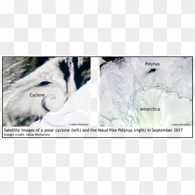 Satellite Images Of A Polar Cyclone And The Maud Rise - Snow, HD Png Download - antarctica png