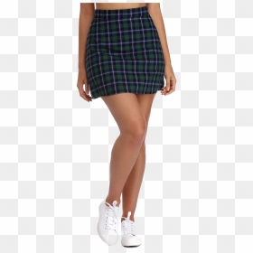 Plaid Skirt Png Transparent Image - Skirt, Png Download - plaid png