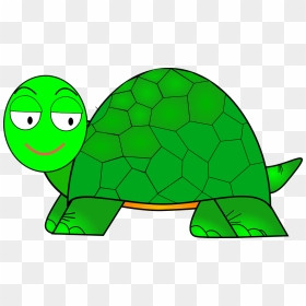 Cartoon Green Turtle Drawing, HD Png Download - cute turtle png