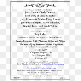 * Rader Reception & Fundraiser, HD Png Download - fundraiser png