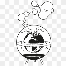 Drawing Earth Climate Change, HD Png Download - climate change png