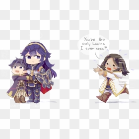 Lucina Scared Of A Bug , Png Download - Lucina And Morgan Fanart, Transparent Png - lucina png