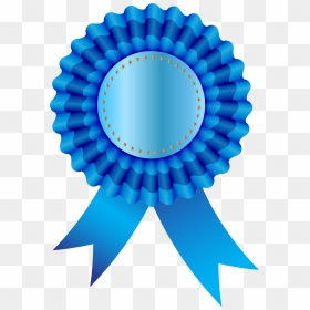 Ribbon Free Clip Art - Free Award Seal Clip Art, HD Png Download - blue ribbons png