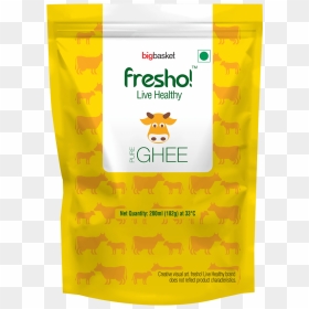 Fresho Pure Ghee, HD Png Download - amul butter png